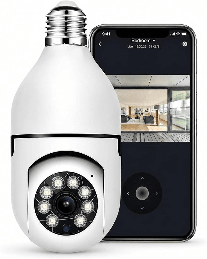 Câmera de Segurança IP WiFi Full HD 1080p, Visão Noturna Infravermelho, Detecção de Movimento, Áudio Bidirecional, Giratória, Prova D'água, Bivolt | Amazon.com.br