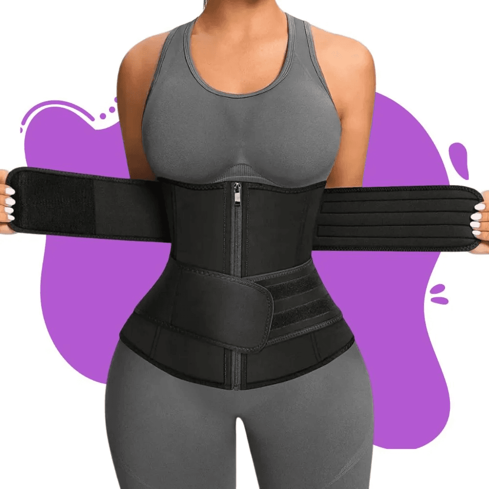 Cinta Abdominal Feminina Modeladora Efeito Sauna Térmica